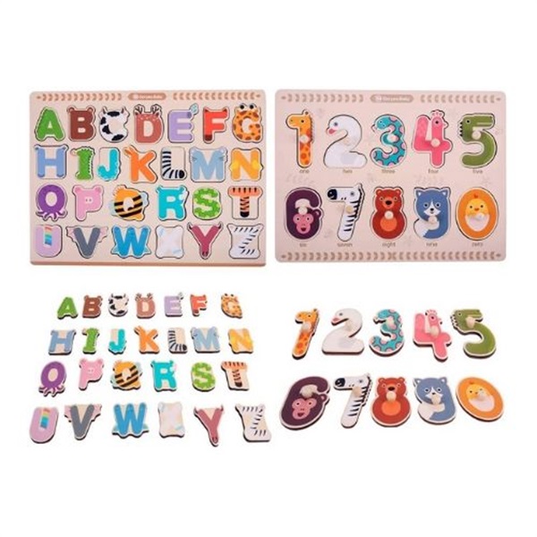 コリョベビー：木製パズル 英語 数字