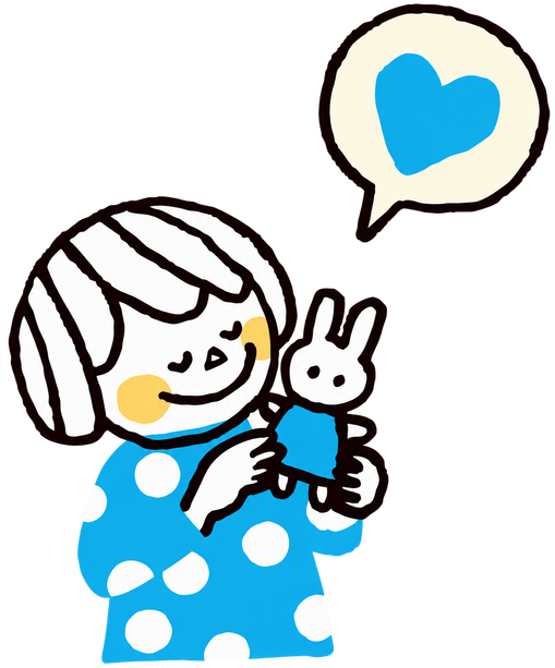 ギフトボックスのお気に入りのおもちゃを持つ女の子