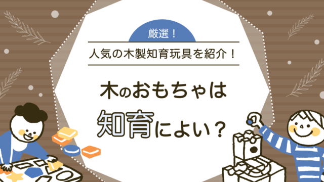 木のおもちゃは知育によい？