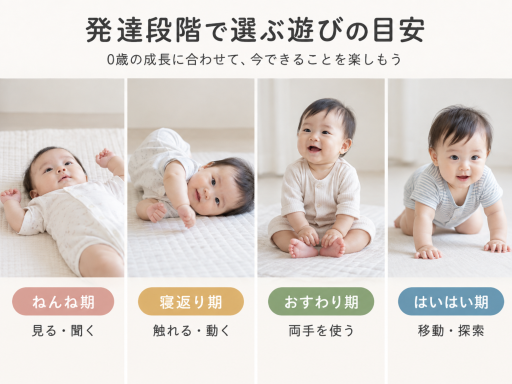 発達段階で選ぶ遊びの目安