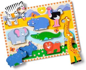 メリッサ＆ダグ：Safari Chunky Puzzle 8ピース