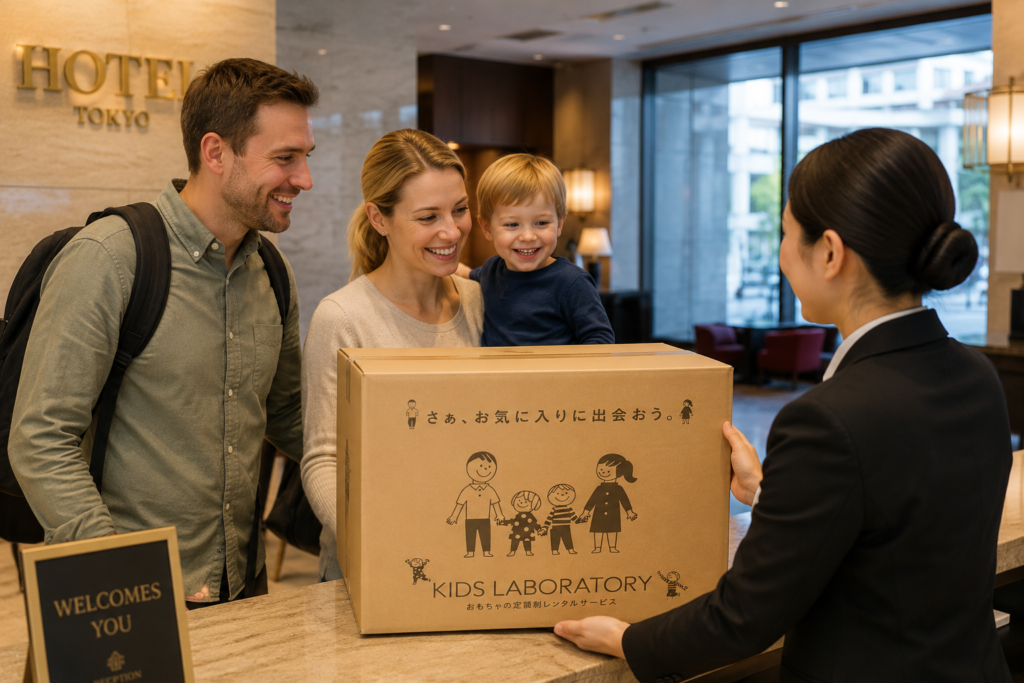 Kids Laboratory Short-Term Toy Rental Delivery to a Japan Hotel