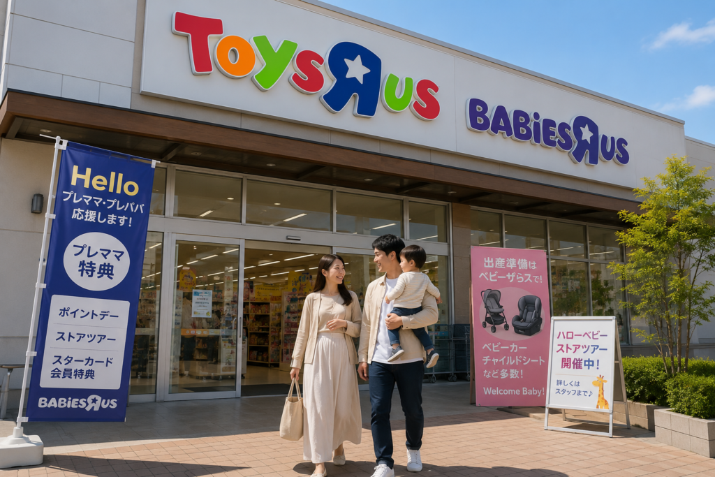 ベビーザらス店舗外観またはプレママ特典コーナーのイメージ写真